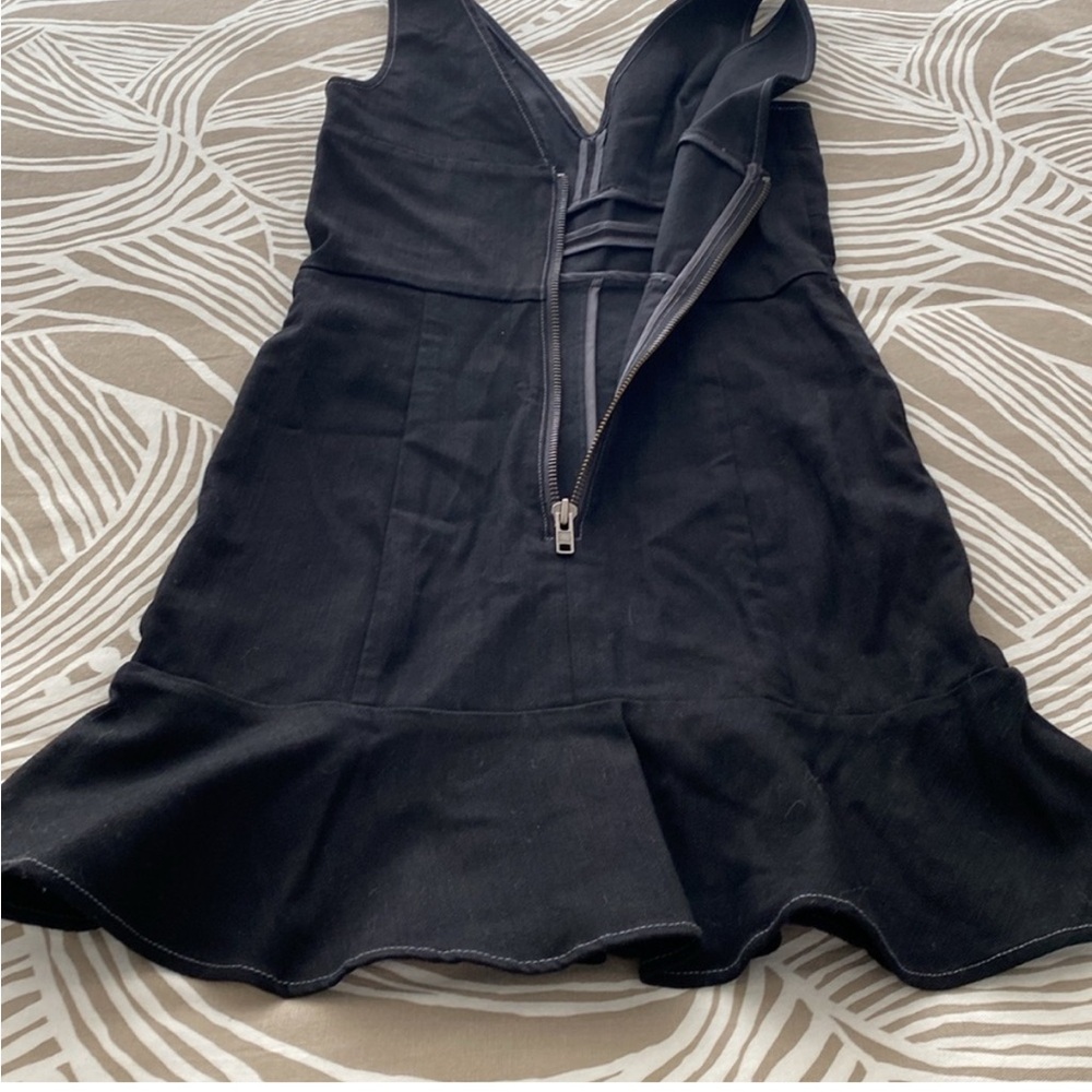 RACHEL ZOE Bridget black denim dress - Picture 4 of 11